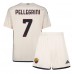 AS Roma Lorenzo Pellegrini #7 Dětské Oblečení Venkovní Dres 2023-24 Krátkým Rukávem (+ trenýrky)
